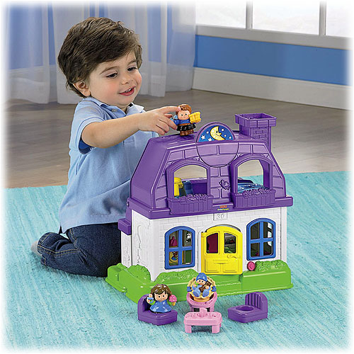 Baan Omkleden Gebruikelijk Fisher Price Little People Grappige geluiden huis - Buitenspeelgoed Winkel