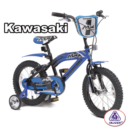 Afleiden regel muis Injusa Kawasaki FX 16 inch Kinderfiets - Buitenspeelgoed Winkel