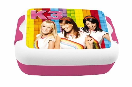 Grondig Zonnebrand landheer K3 Lunchbox Wit Regenboog - Buitenspeelgoed Winkel