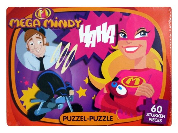 Aktie: Mega Mindy Puzzel oranje: 60 stuks Buitenspeelgoed Mega Mindy Figurine Buitenspeelgoed Winkel