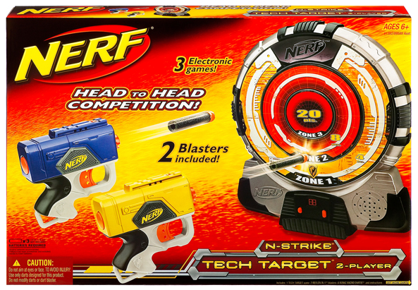 wond Leraar op school Passief Nerf N-Strike tech target 2 blasterset - Buitenspeelgoed Winkel