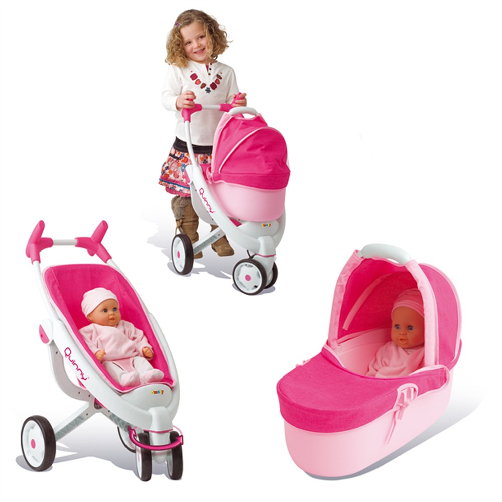 Intimidatie leerplan partner Smoby Quinny Maxi Cosi Poppenwagen Reiswieg - Buitenspeelgoed Winkel